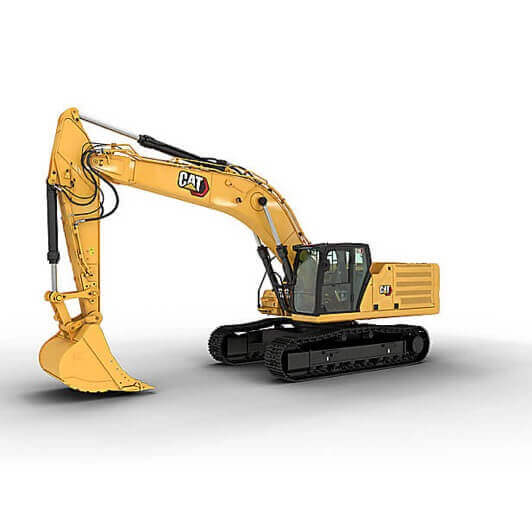 Pásové rypadlo CAT 336 k levnému pronájmu v SK Rental.